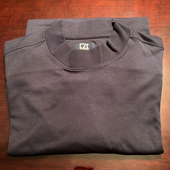 Cutter & Buck/ XXL/ Blue/ Mock Turtleneck - Picture 3 of 3